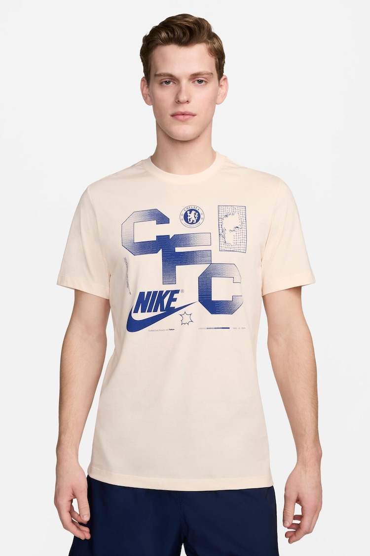 Nike White Chelsea Futura 100% Cotton T-Shirt - Image 1 of 5