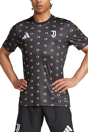 adidas Black Juventus Pre Match T-Shirt - Image 1 of 5