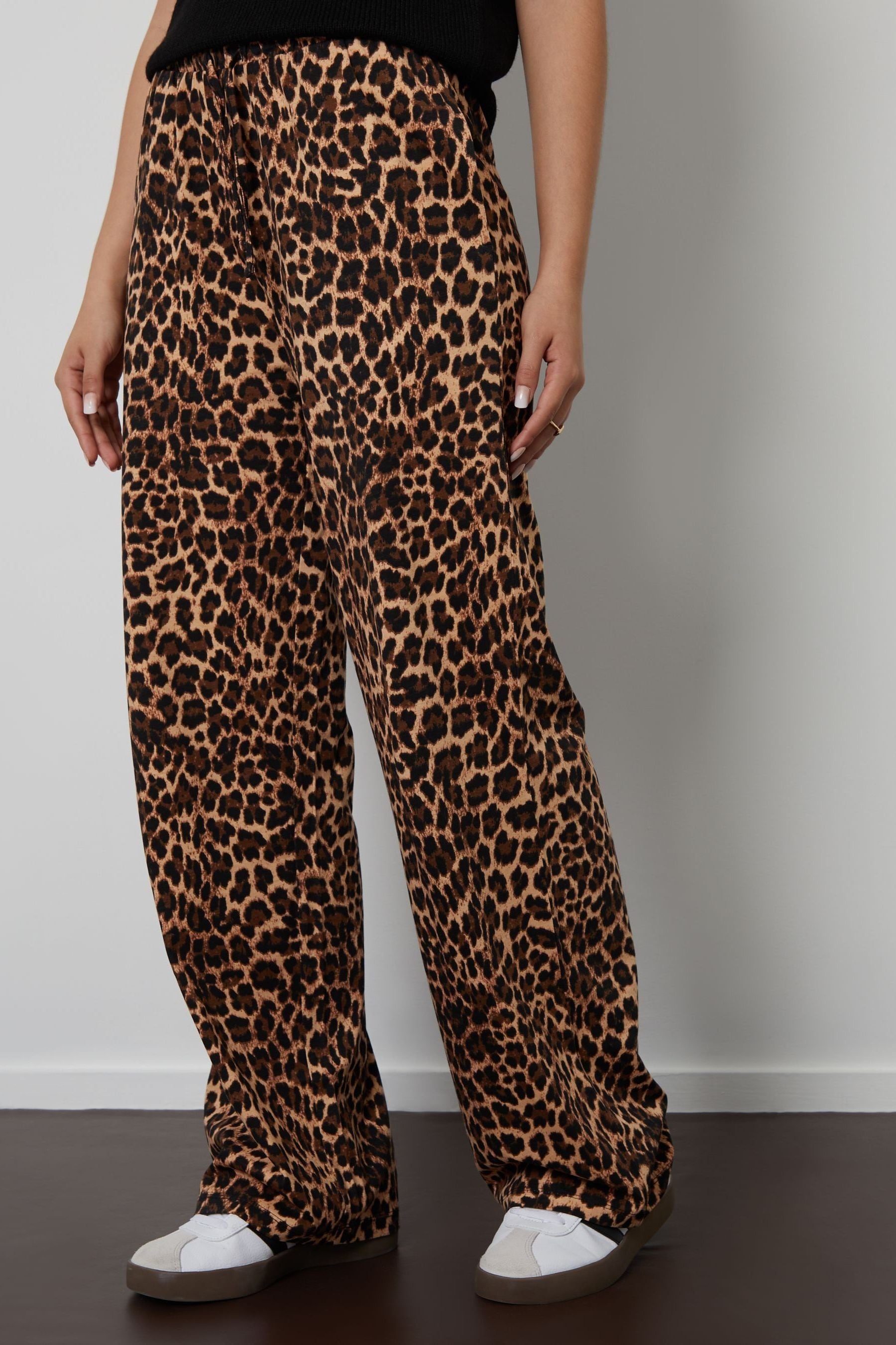 Next leopard print trousers cheap