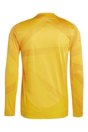 adidas Yellow Real Madrid Away Authentic Long Sleeve Football Shirts 2024-25 - Image 3 of 3