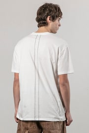 Religion White Cross Botanical T-Shirt - Image 4 of 4