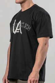 Religion Black Los Angeles 100% Cotton T-Shirt - Image 4 of 5