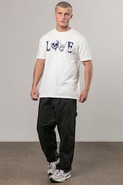 Religion White Love 100% Cotton T-Shirt - Image 2 of 5