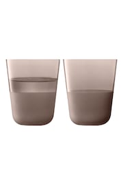 LSA International Set of 2 Earth Arc Contrast Tumblers 380ml - Image 1 of 3