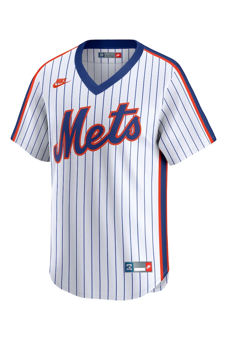 Fanatics MLB New York Mets Limited Cooperstown 1962-92 White Jersey - Image 2 of 3