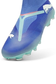 Puma Blue Mens FUTURE 7 MATCH+ FG/AG Laceless Football Boots - Image 5 of 6