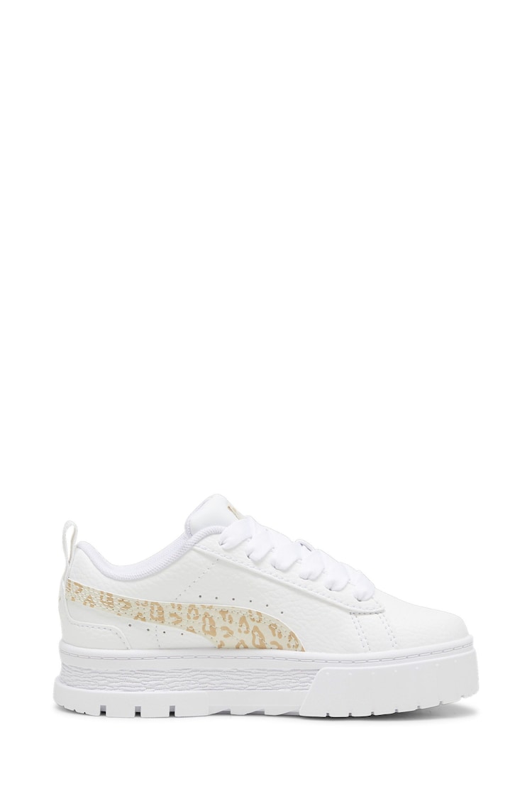 Puma White Kids Girls Mayze Wild Sneakers - Image 1 of 6