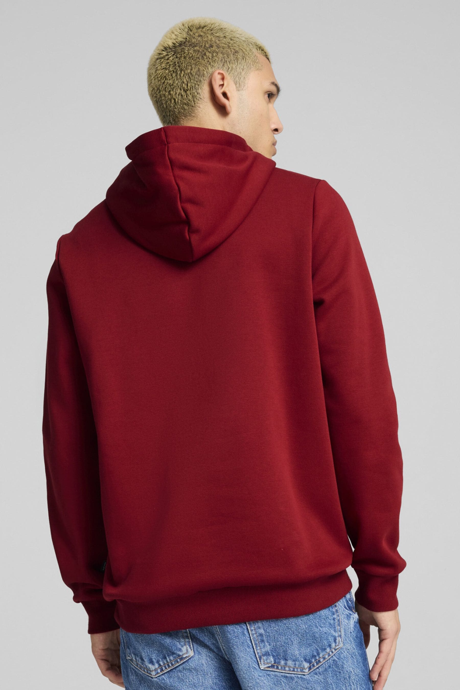 Buy Puma Red Mens Essentials Big Logo Hoodie from the Next UK online shop
