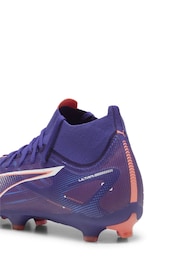 Puma Blue Mens ULTRA 5 MATCH+ FG/AG Football Boots - Image 4 of 6