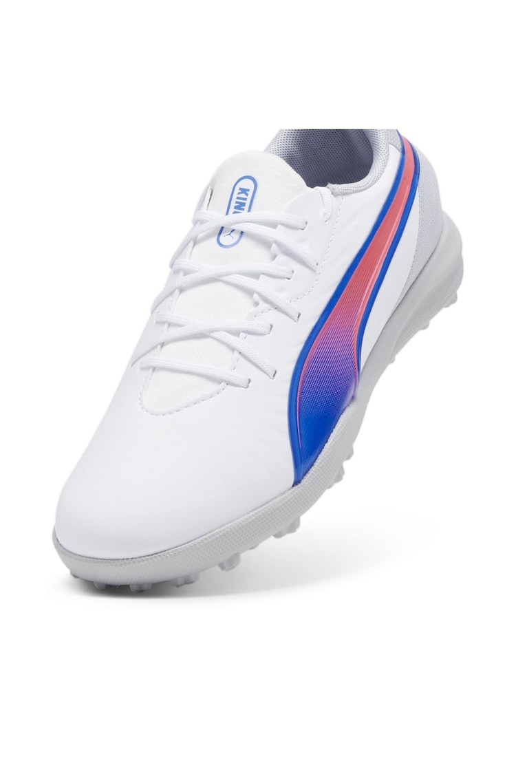 Puma White Boys KING MATCH TT Football Boots - Image 6 of 6