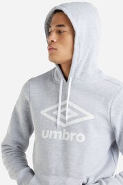 Umbro Grey Large Logo Hoodie - Image 3 of 5