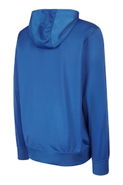 Umbro Blue Junior Poly Oh Hoodie - Image 2 of 2