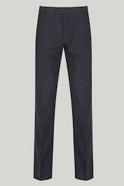 Trutex Senior Boys Grey Longer Length Slim Leg School Trousers - Image 4 of 5