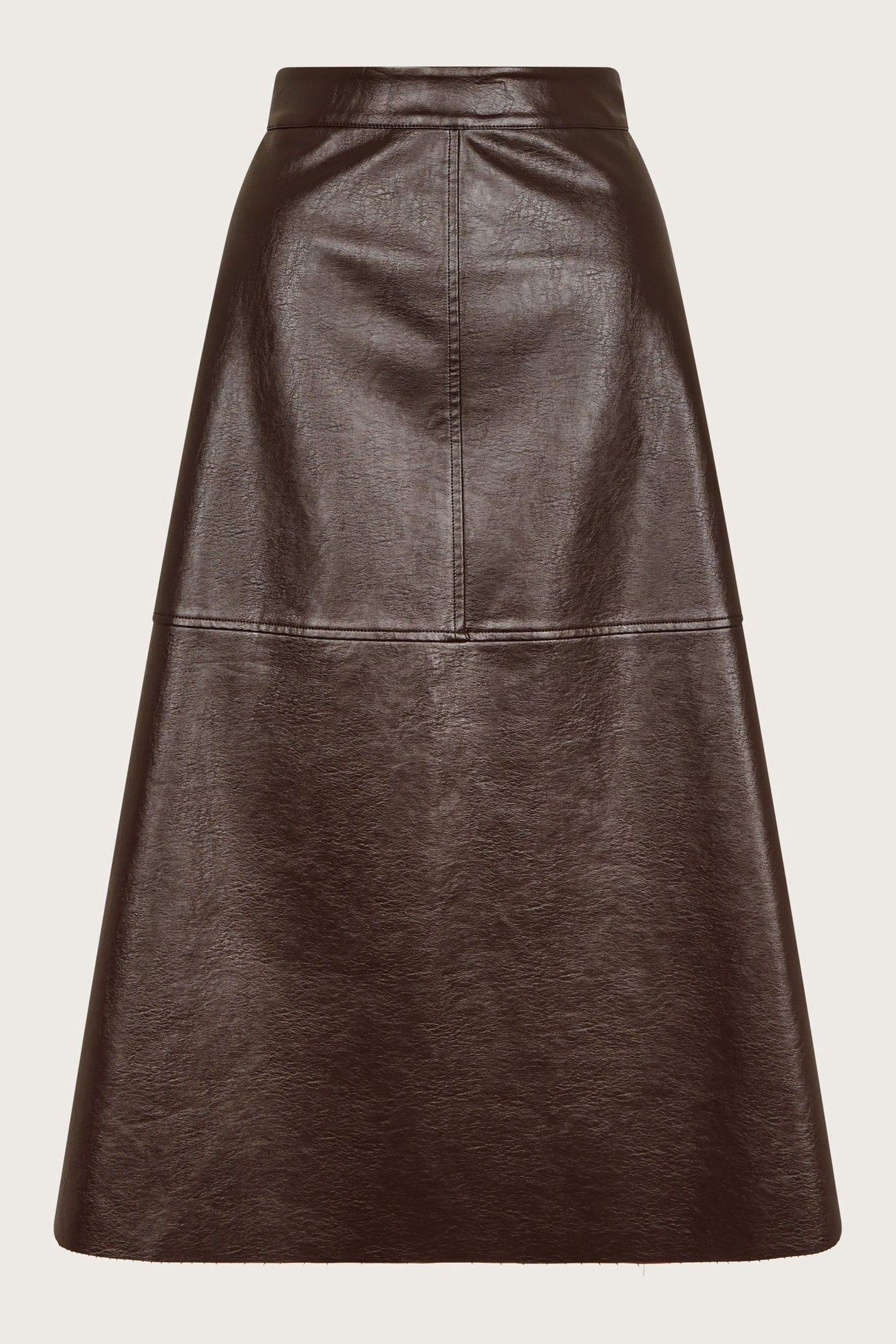 Green faux leather skirt monsoon shop