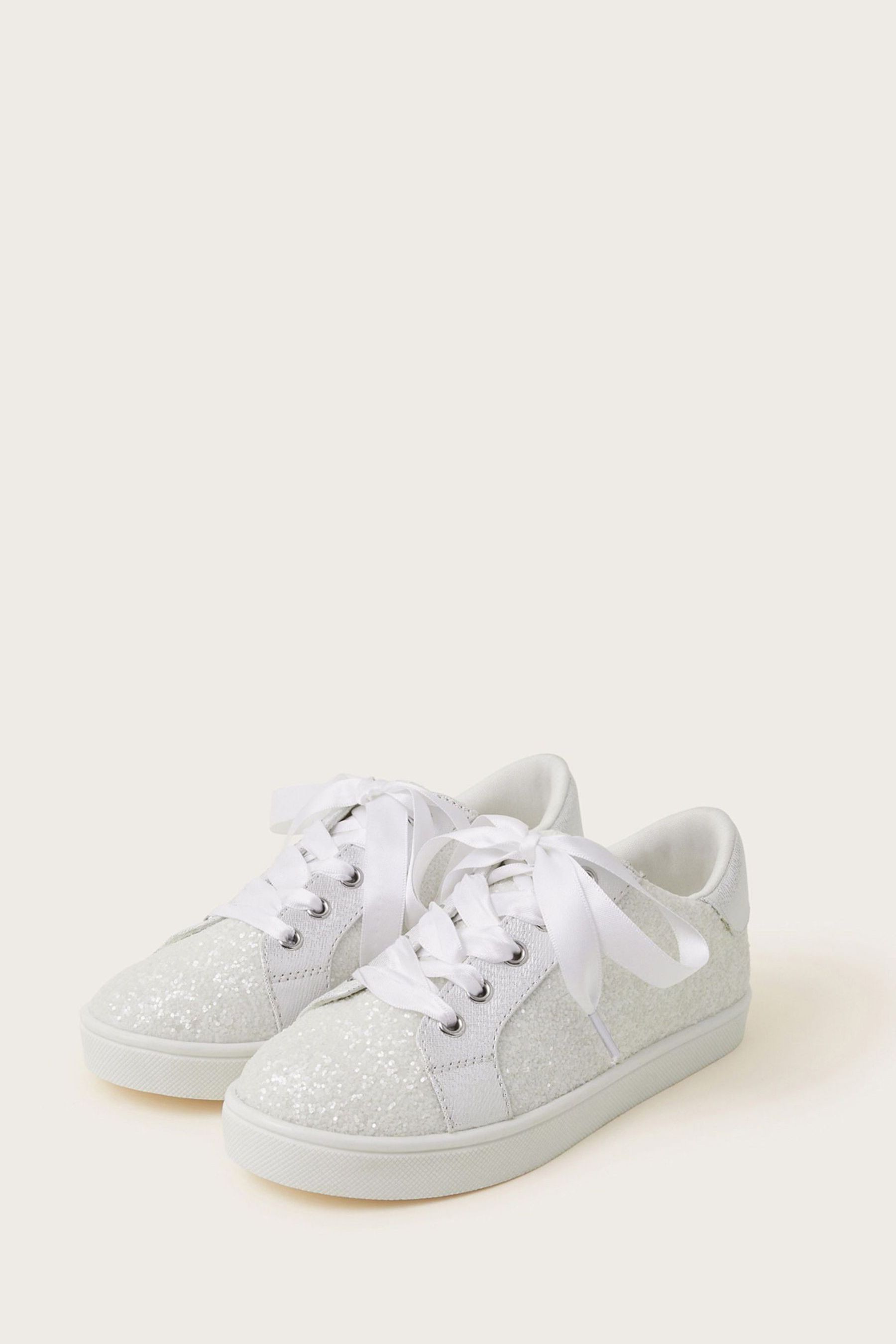 Buy Monsoon Natural Glitter Trainers from the Next UK online shop