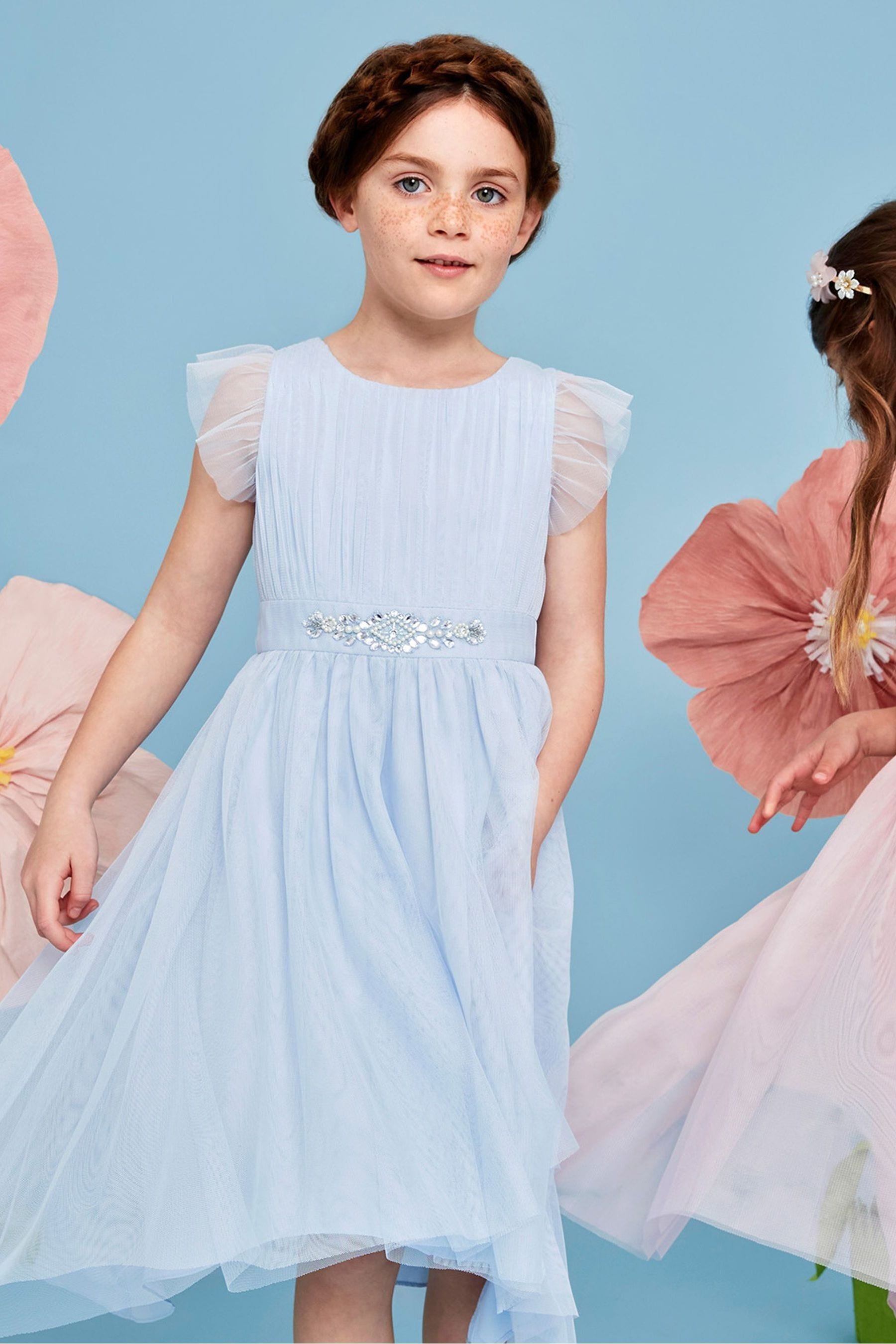 Buy Monsoon Blue Penelope Belt Dress from Next Ireland