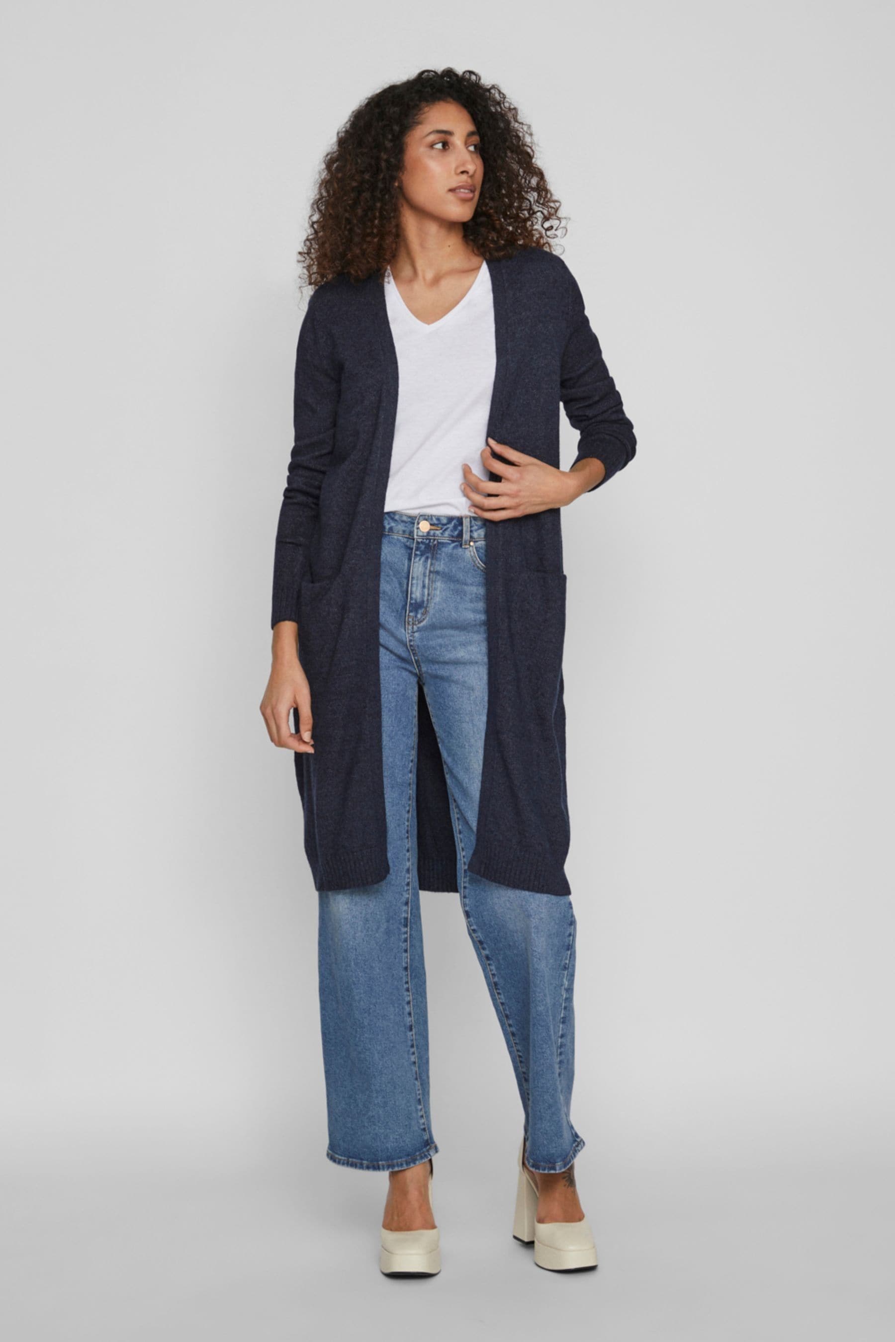 Blue lightweight cardigan top