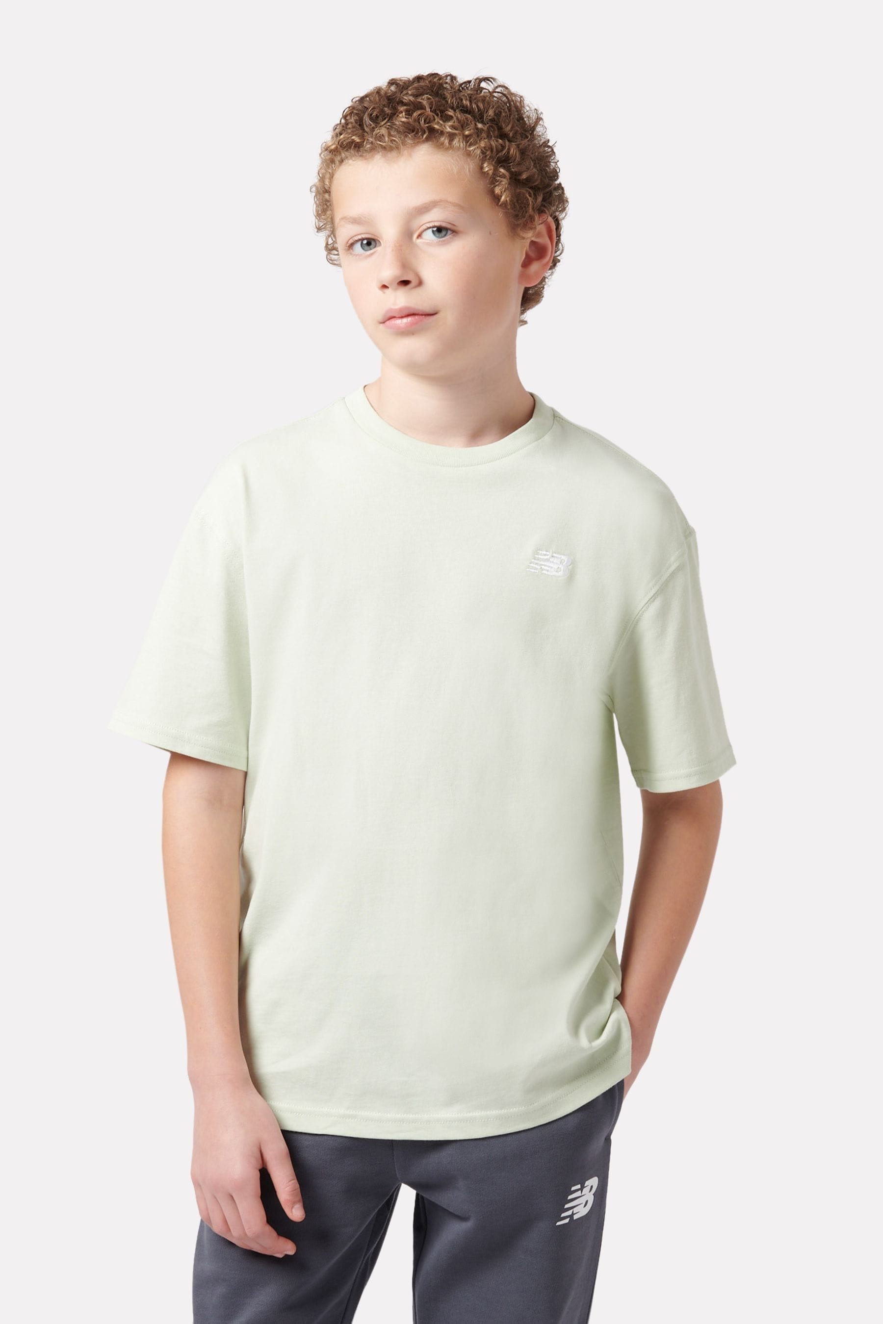 Buy New Balance Small Boys Logo 100 Cotton T Shirt Next Ukraine