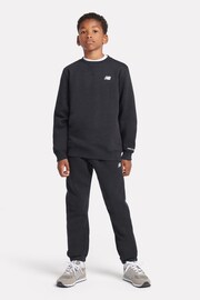 New Balance Black Boys Small Logo Sweatshirt - Image 6 of 9