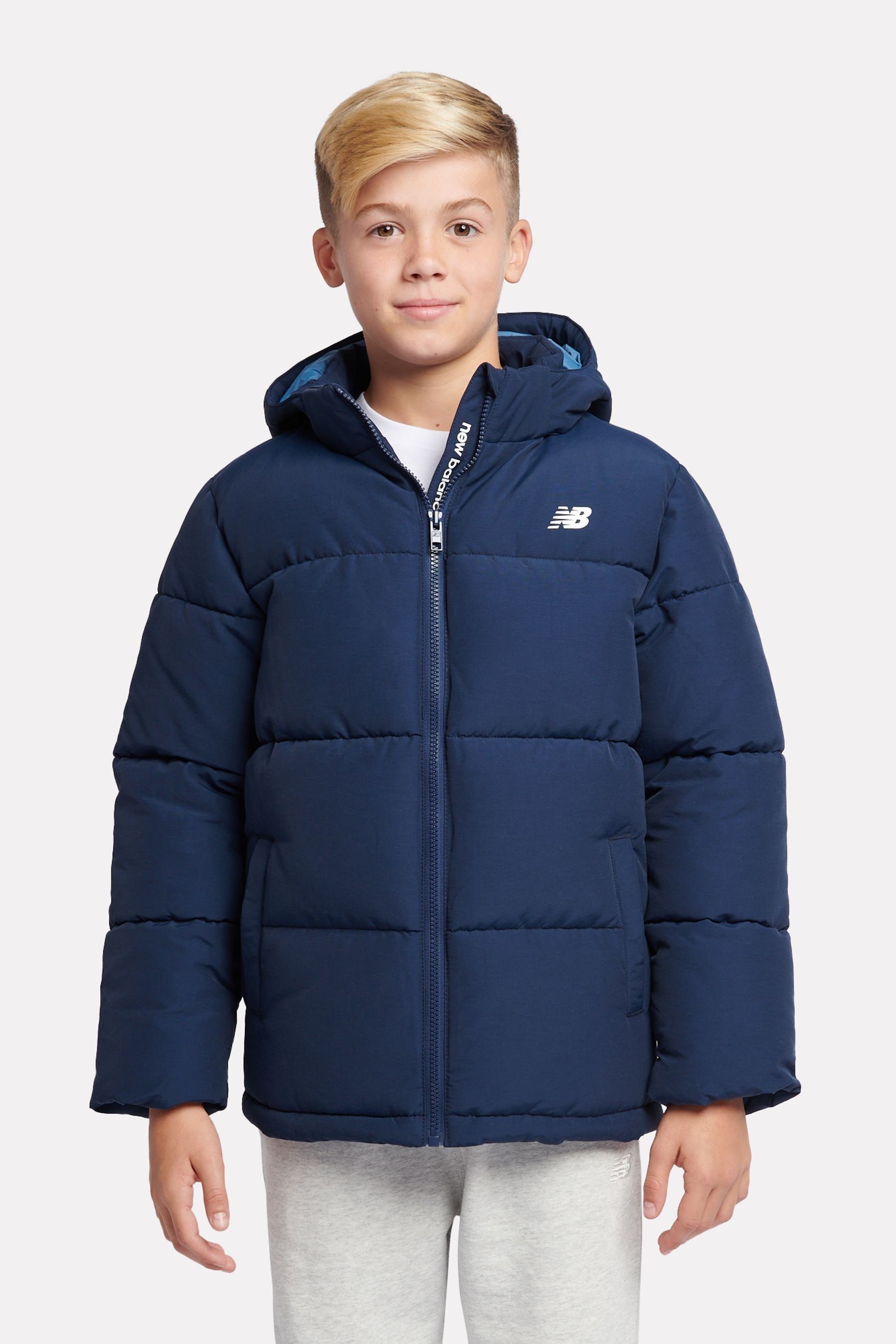 Blue bubble coat deals