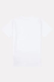 New Balance White Boys Stacked Logo T-Shirt - Image 2 of 3