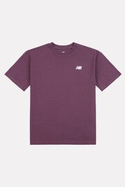 New Balance Brown Boys Small Logo T-Shirt - Image 1 of 3