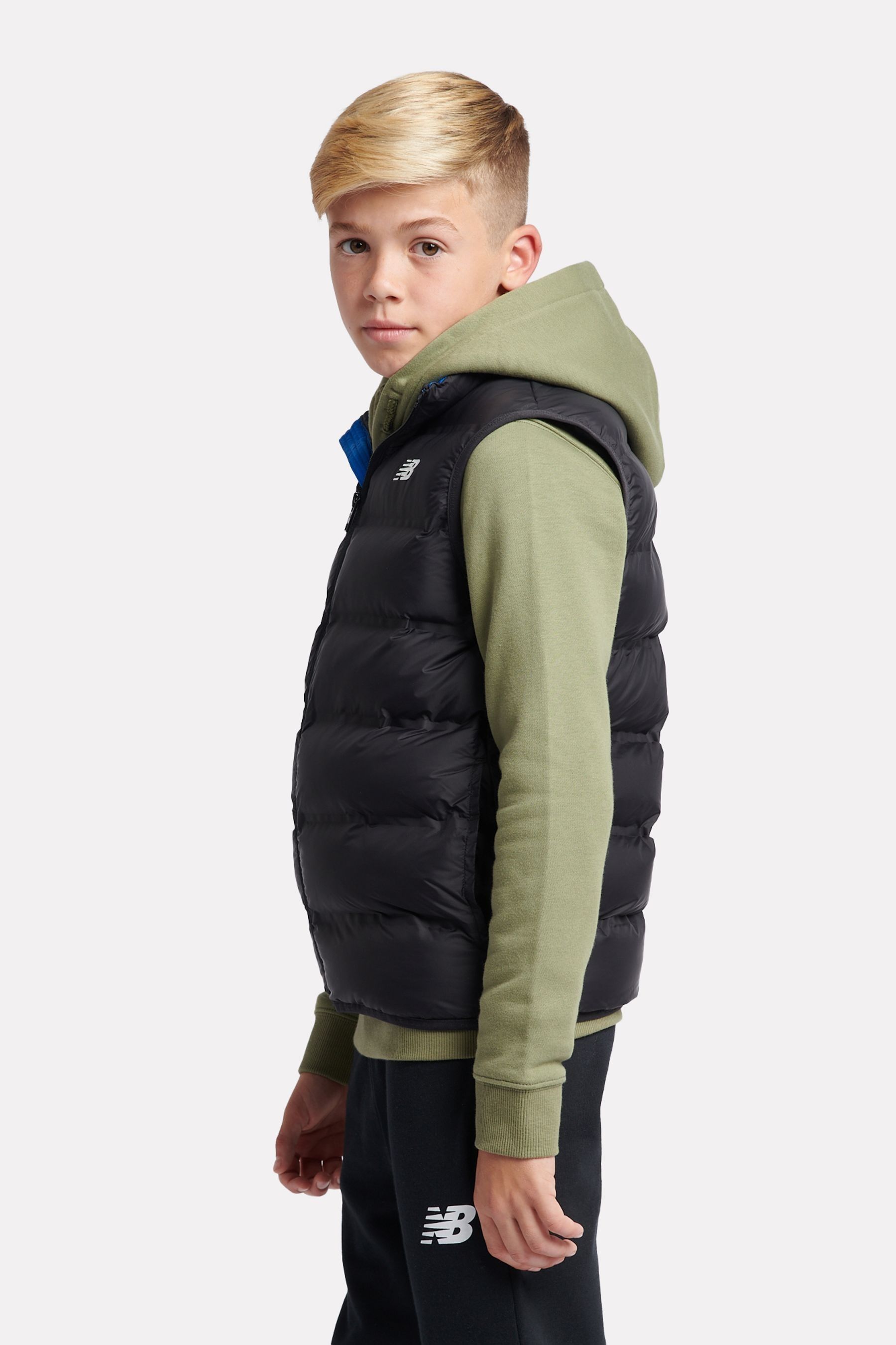 Buy New Balance Black Boys Bond Quilted Gilet from the Next UK online shop