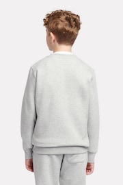 New Balance Grey Boys Stacked Logo Sweatshirt - Image 3 of 8