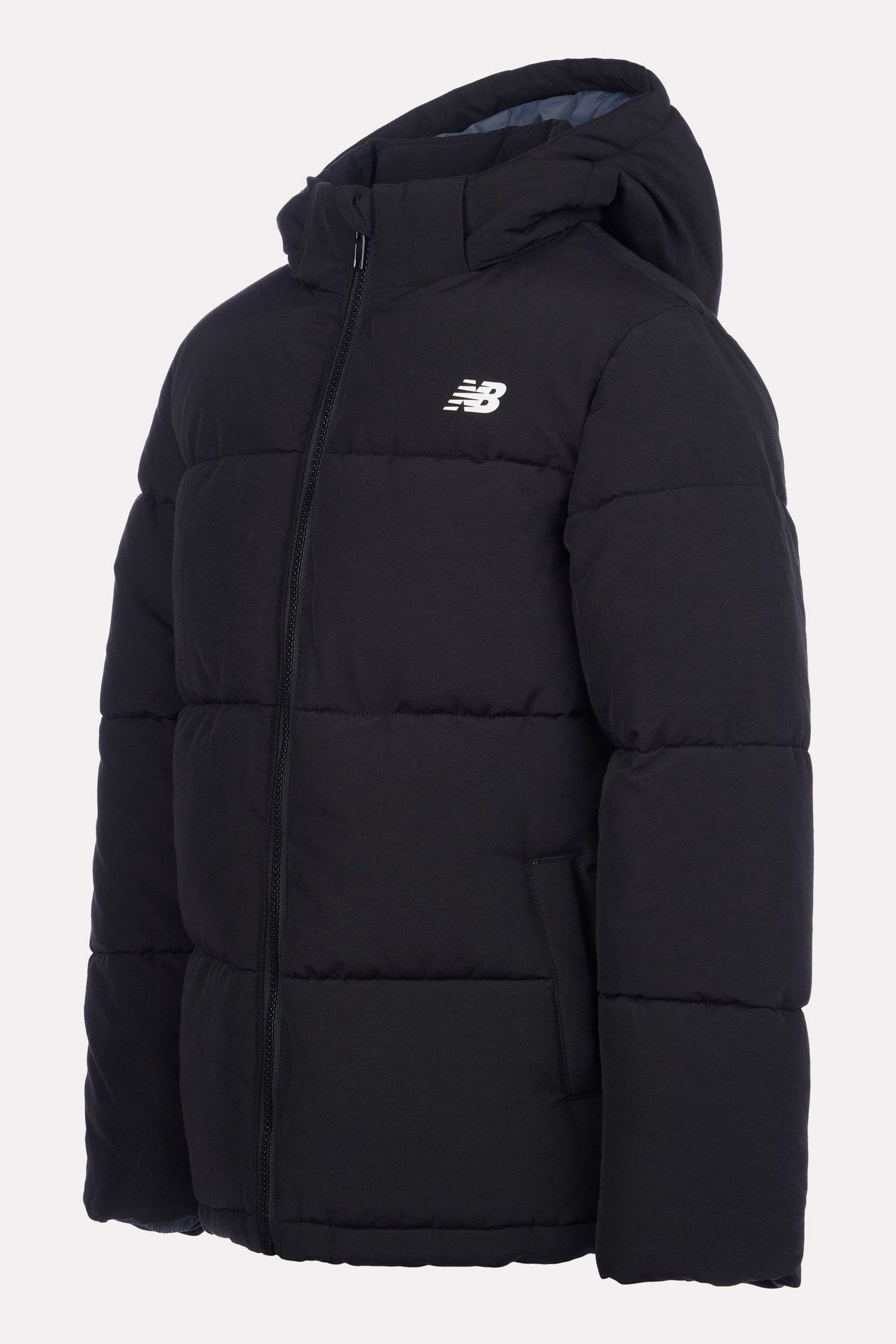 Buy New Balance Black Boys Wide Baffle Puffer Coat from Next Poland