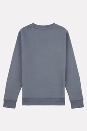 New Balance Blue Boys Stacked Logo Sweatshirt - Image 2 of 3