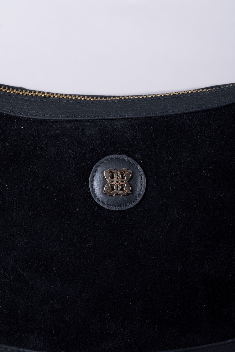 Lakeland Leather Black Borrowdale Cross Body Bag - Image 6 of 6