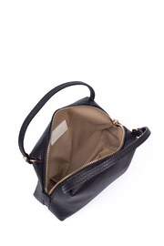 LRM Goods Personalised Leather Tilly Top Handle Black Bag - Image 4 of 4