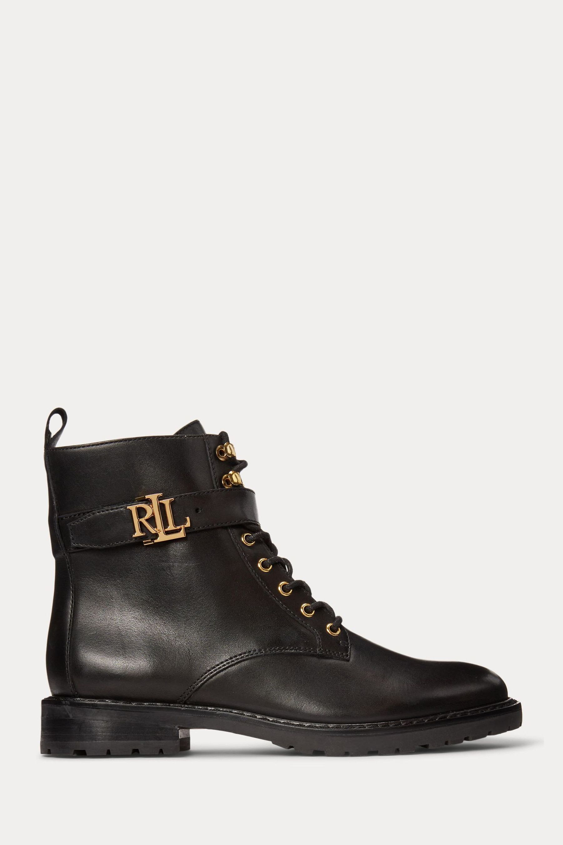 Ralph lauren combat boots 2025