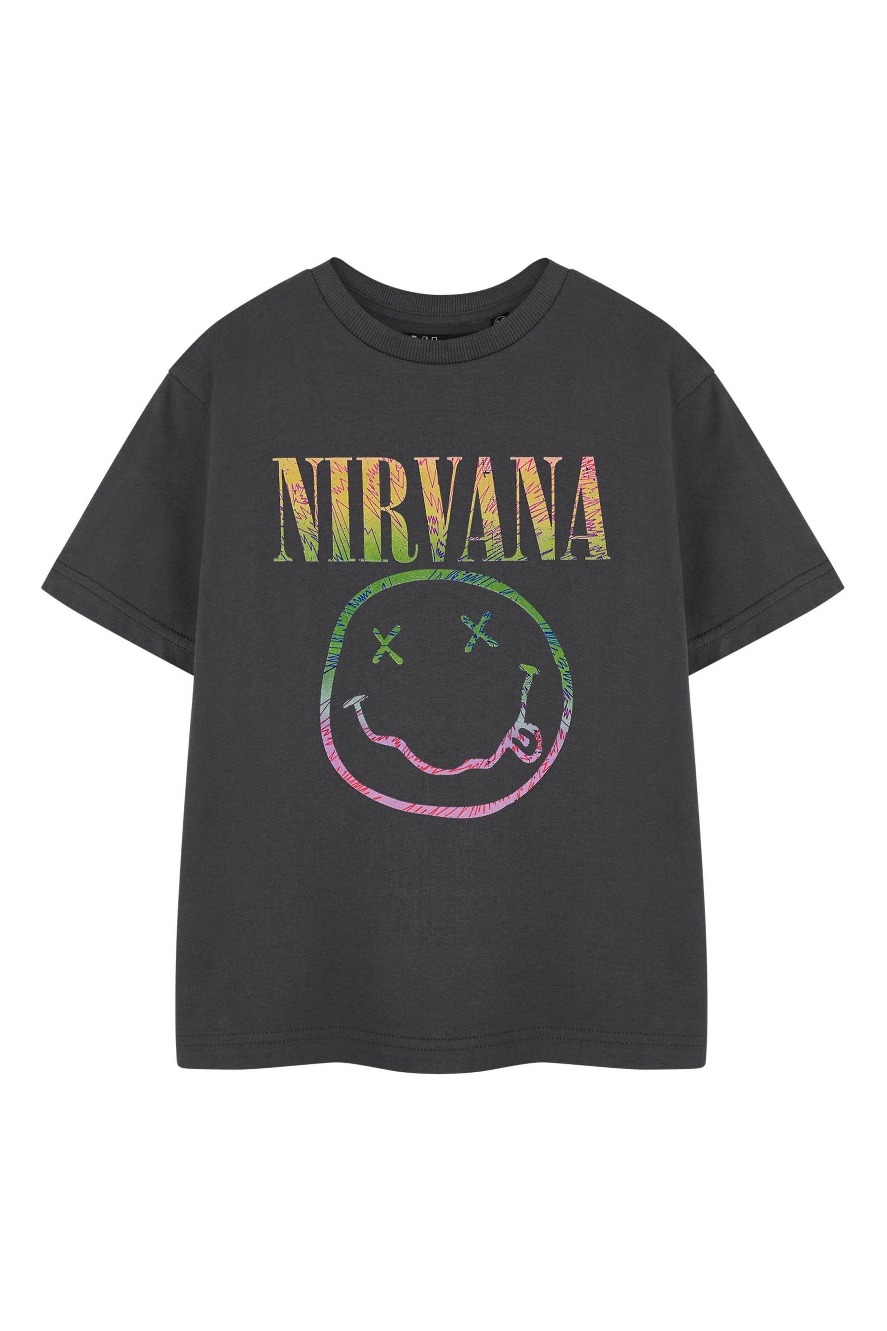 Buy Vanilla Underground Grey Kids Nirvana Licensed 100 Cotton T Shirt from Next Malaysia