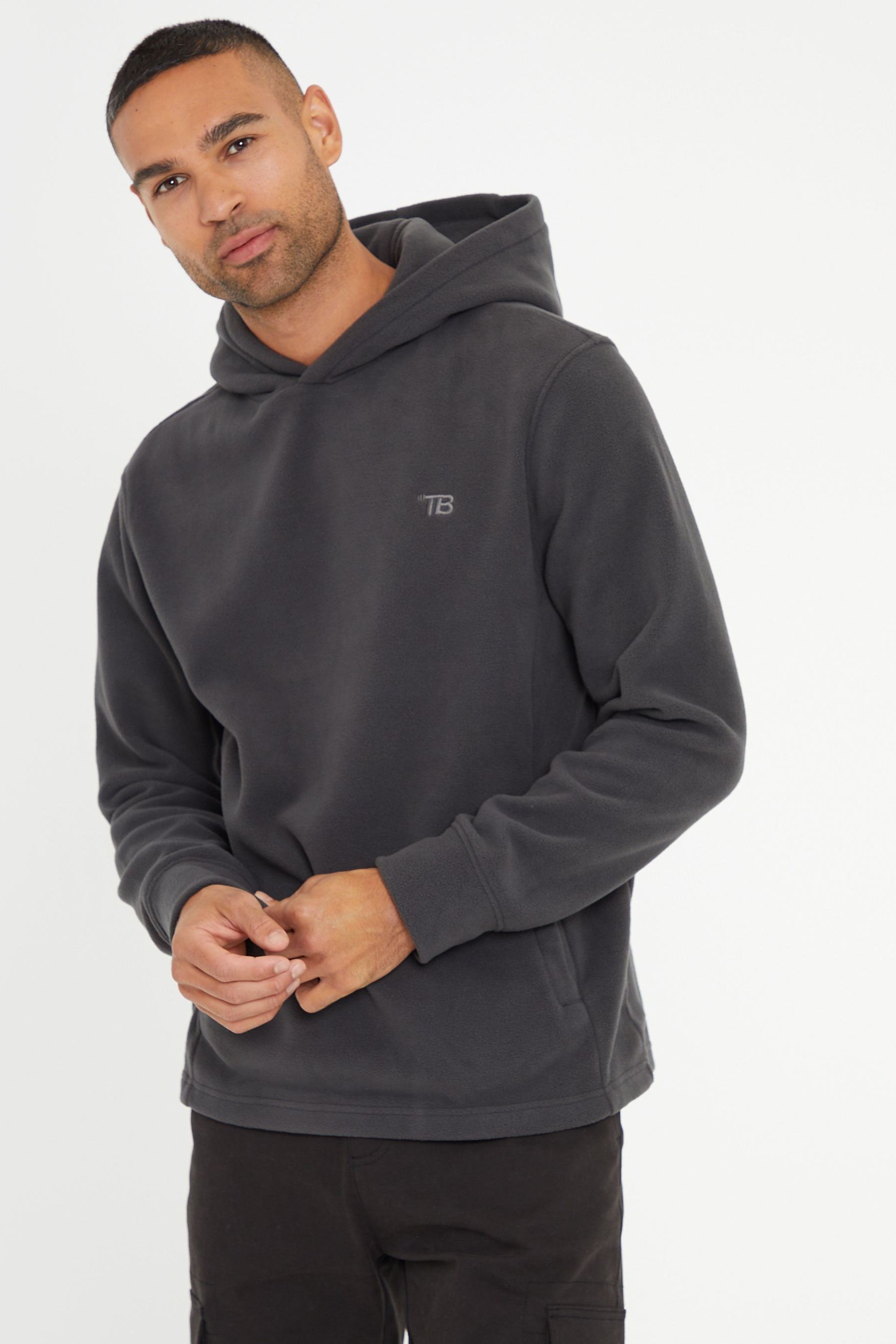 Buy Threadbare Grey Microfleece Overhead Hoodie from Next Pakistan