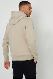 Threadbare Brown Stone Pullover Hoodie - Image 2 of 4