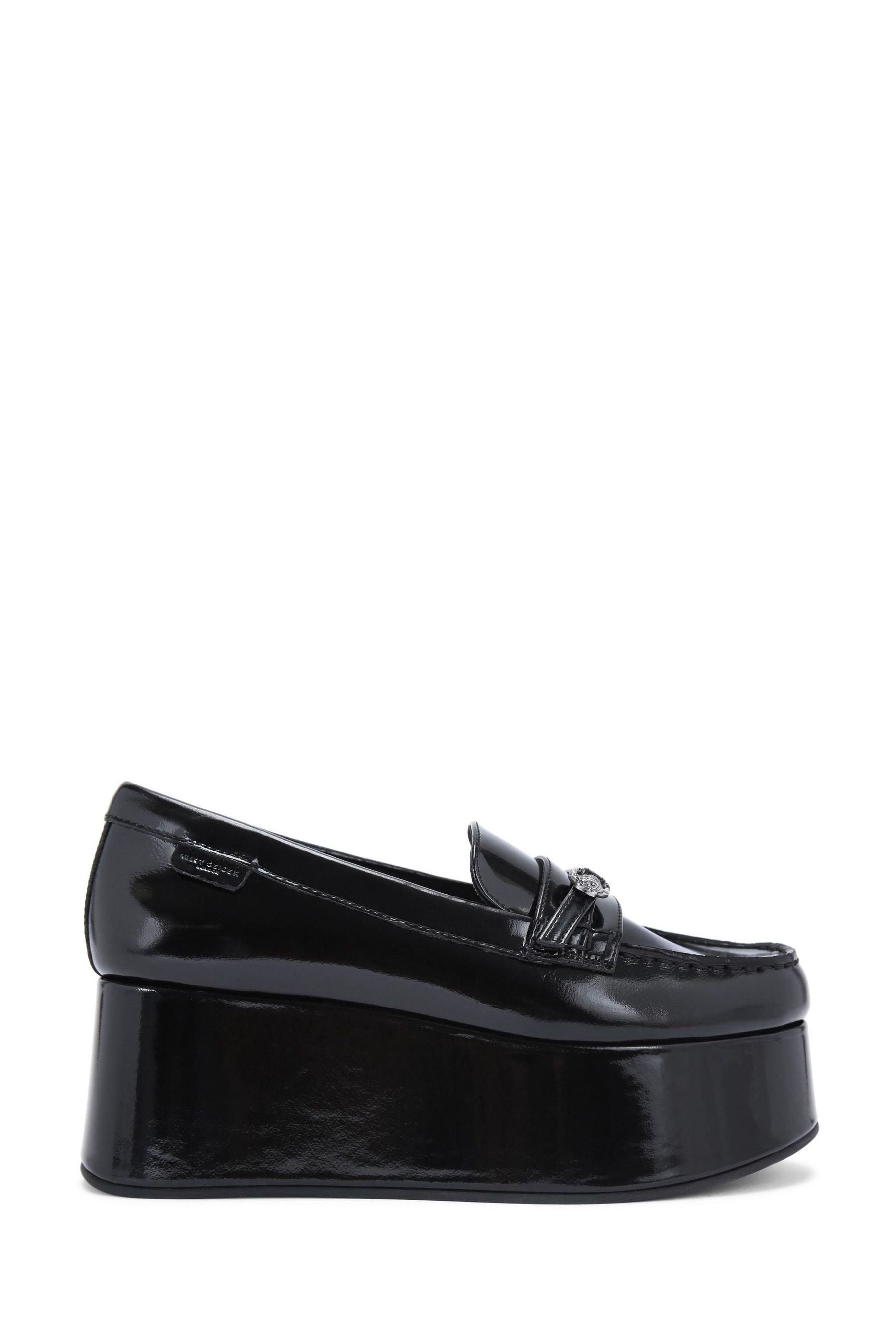 Buy KG Kurt Geiger Mayfair Platform Black Loafers from Next Luxembourg