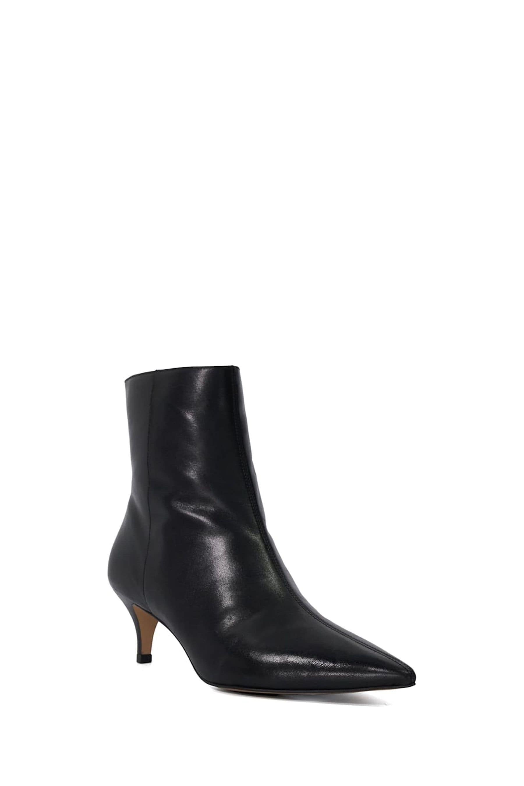 Buy Dune London Black Offer Kitten Ankle Boots from Next Luxembourg