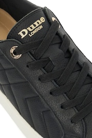 Dune London Black Egent Quilted Cupsole Trainers - Image 5 of 5