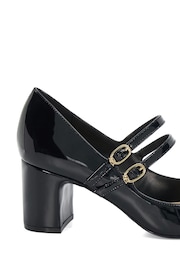 Dune London Black Approval Double Strap Mary Jane Shoes - Image 5 of 5