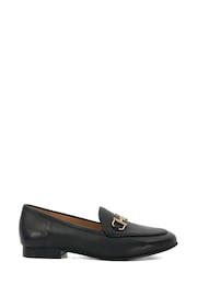 Dune London Black Wide Fit Glair Branded Snaffle Trim Shoes - Image 2 of 6