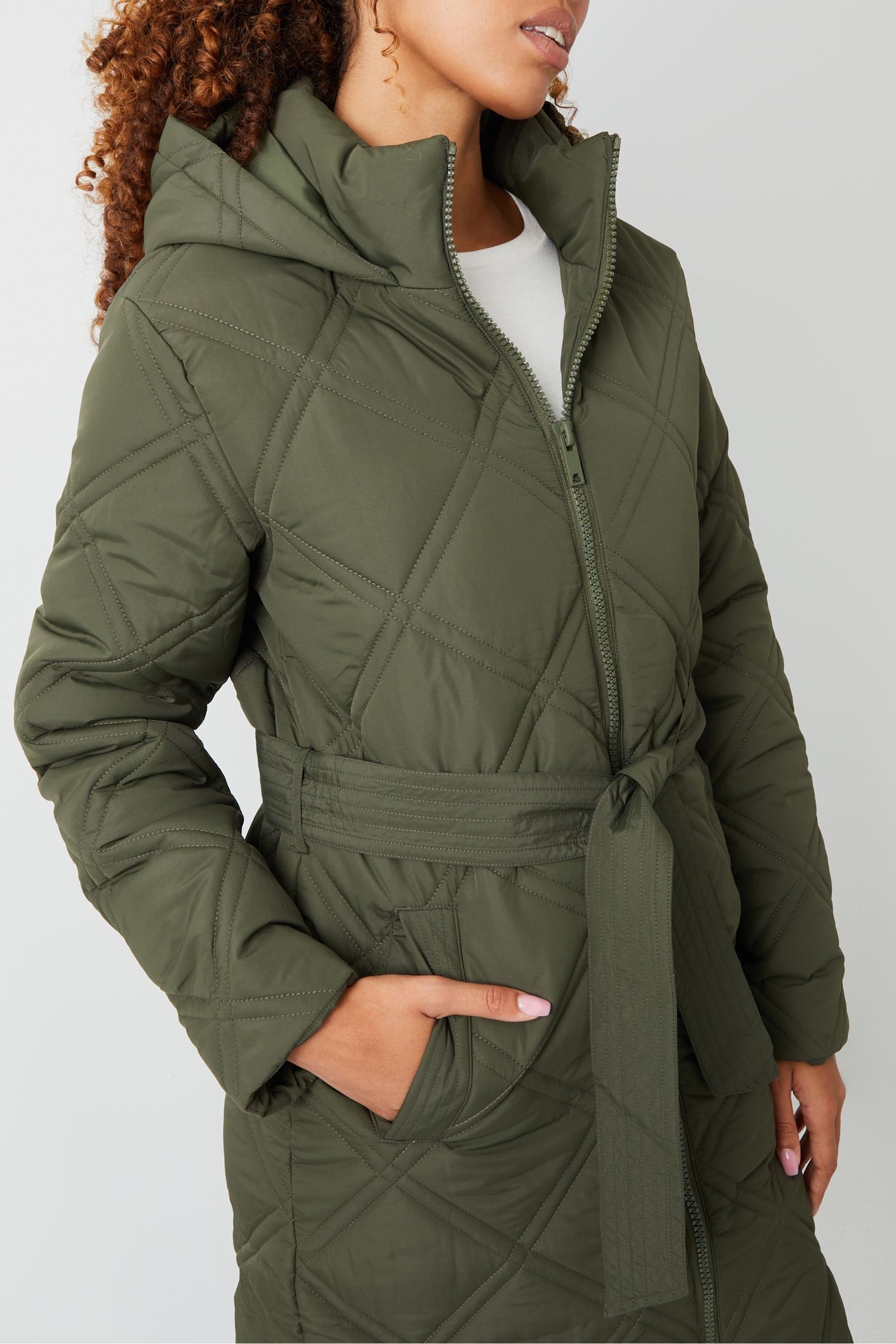Women's diamond quilted coat 2025