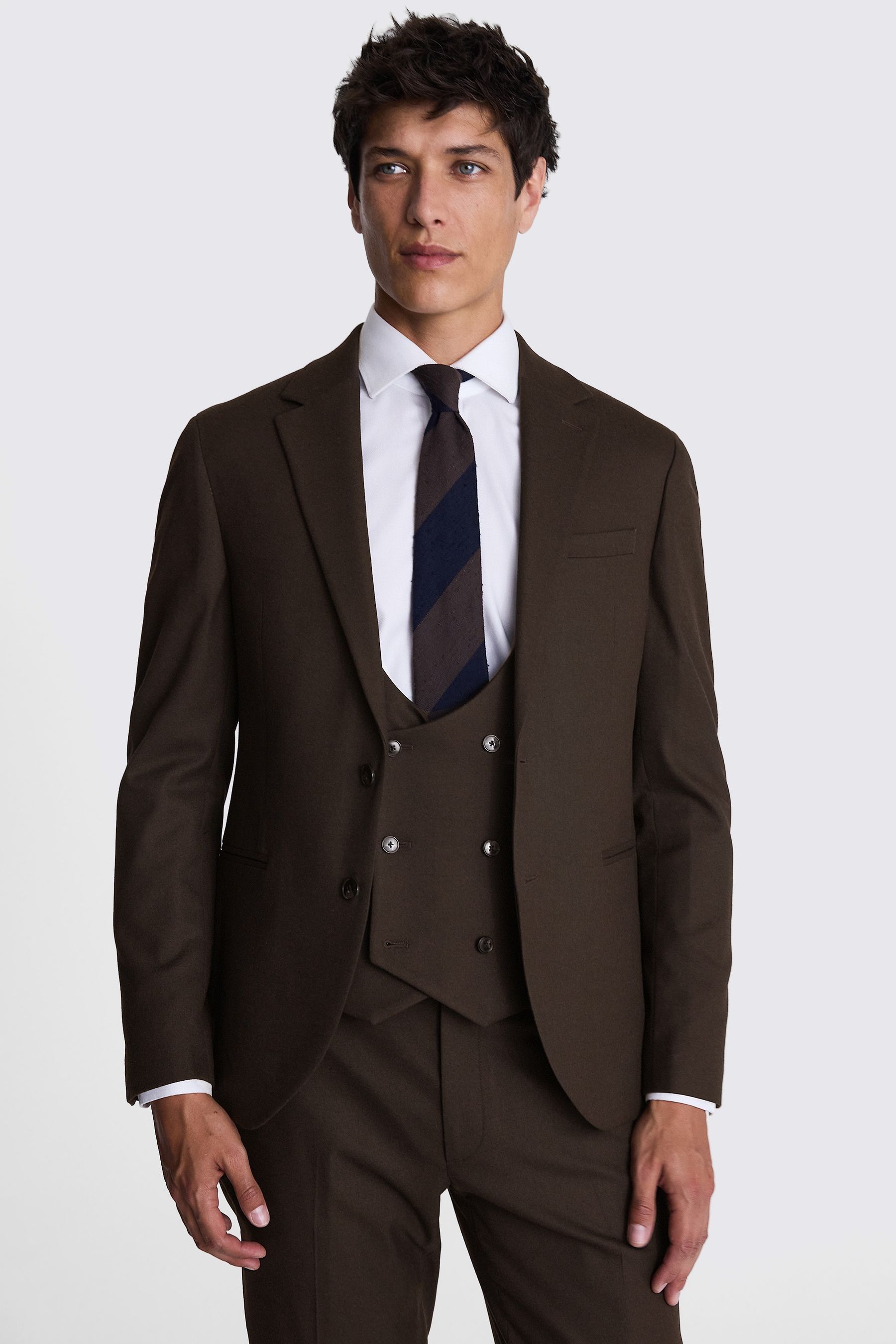 Slim fit flannel jacket top