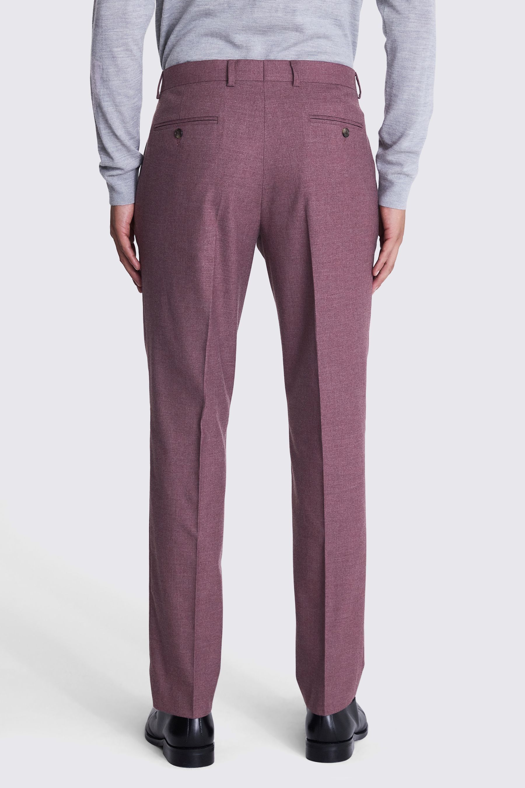 Buy MOSS Tailored Fit Mulberry Flannel Trousers Next Ukraine