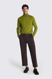 MOSS Green Merino Blend Roll Neck Jumper - Image 2 of 5