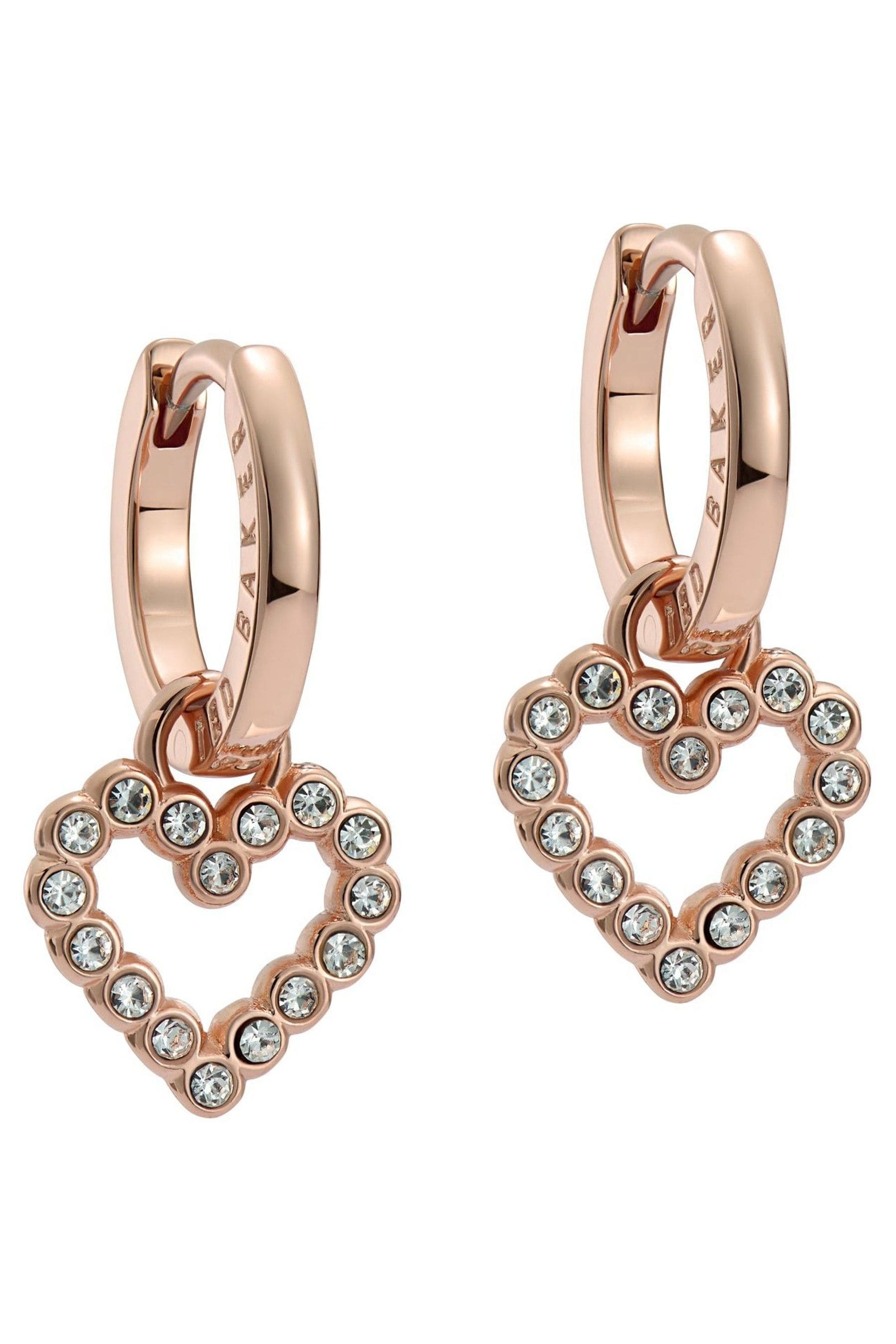 Ted baker pink heart earrings deals