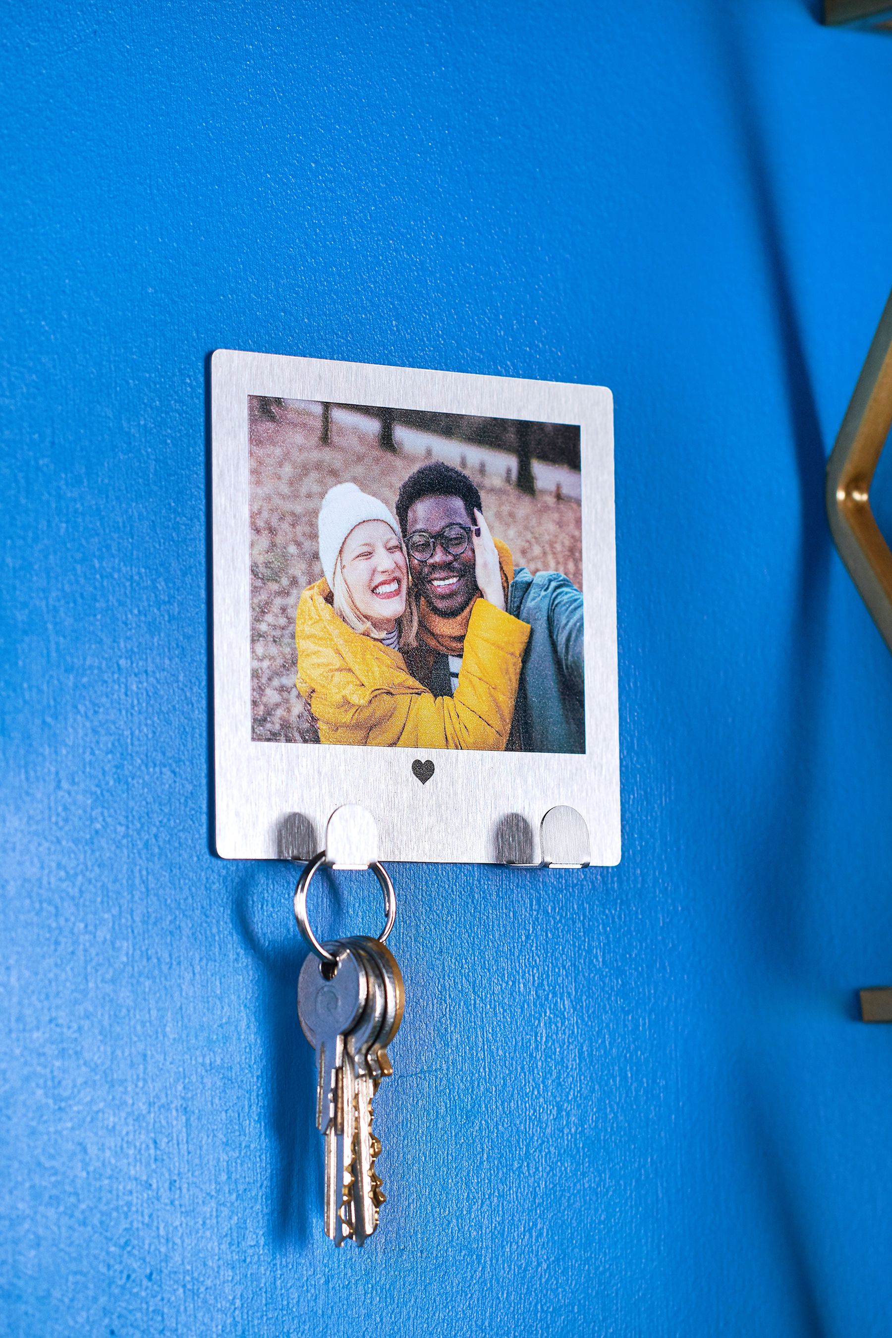Buy Personalised Stainless Steel Couples Photo Key Hook by Oakdene from the Next UK online shop