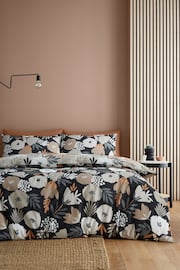 Fusion Black Yasmin Easycare Duvet Cover Set - Image 1 of 6