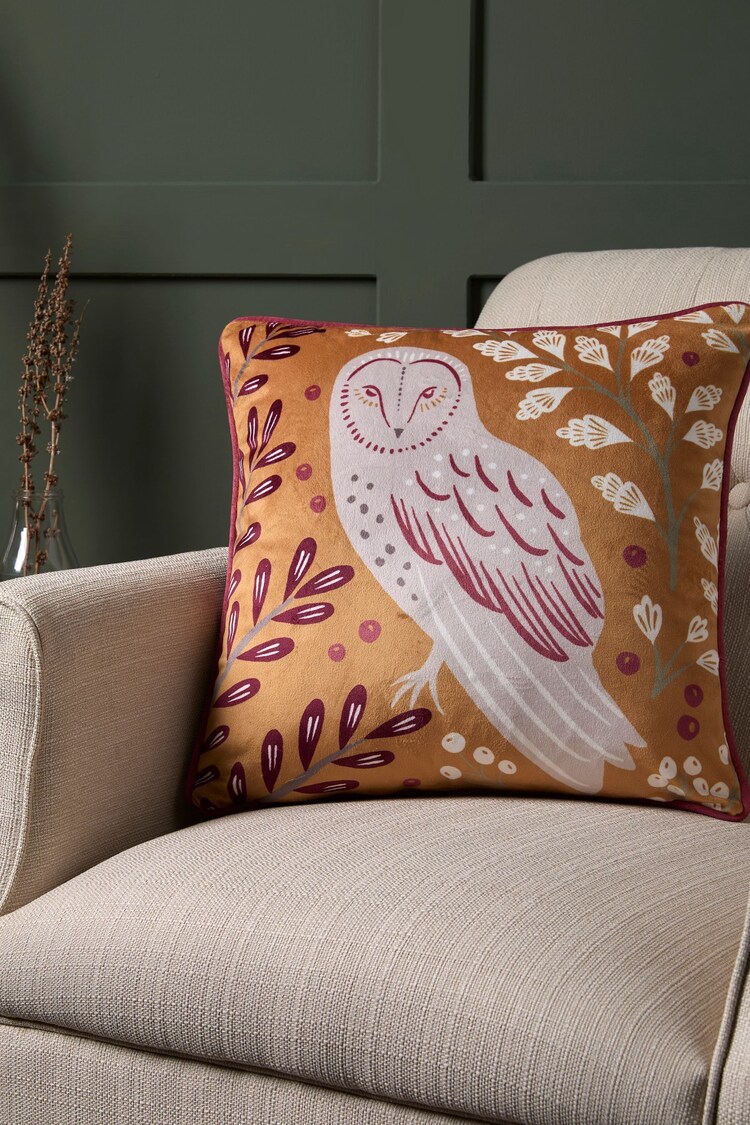 D&D Red Velvet Enchanted Filled Cushion - Image 1 of 4