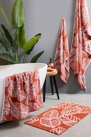 Fusion Terracotta Matteo Jacquard Bath Towel - Image 2 of 3